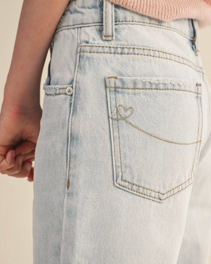 Girls Straight Leg Jean - The Swanky Shack