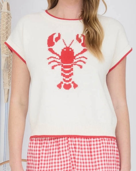 Lobster Motif Sweater Top - The Swanky Shack
