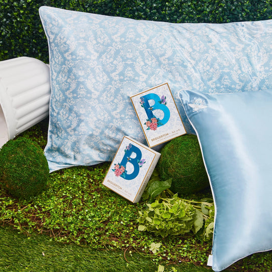 Bridgerton Toile De Blue King Pillowcase - The Swanky Shack