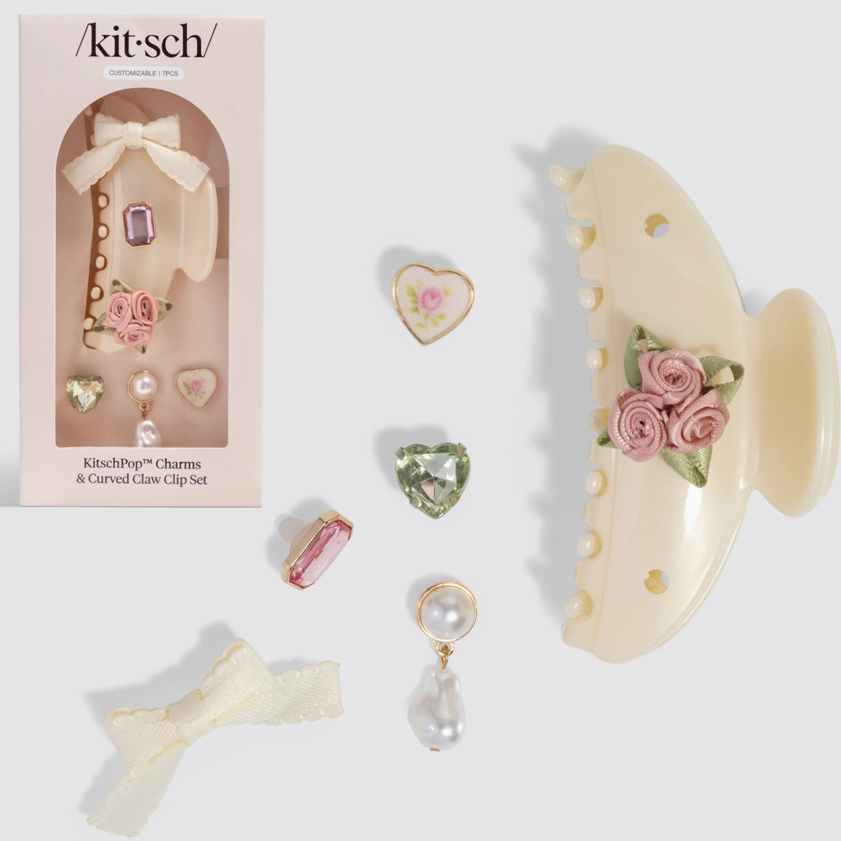 KitschPop Charms & Claw Clip Set - The Swanky Shack