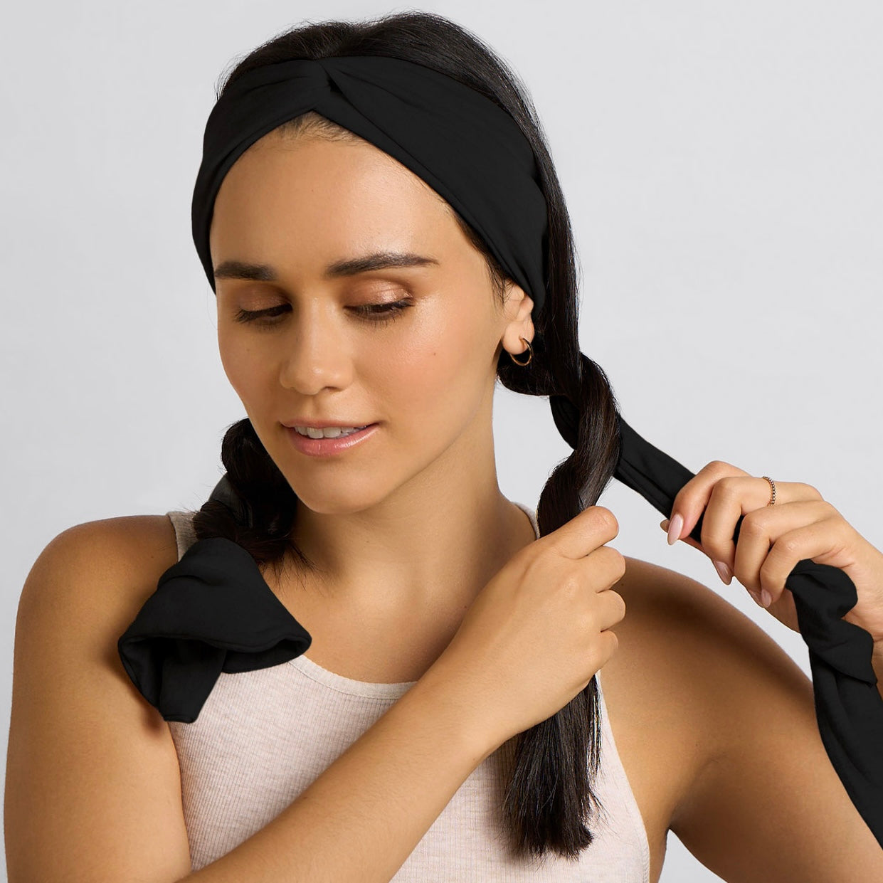 Black Heatless Curling Headband - The Swanky Shack