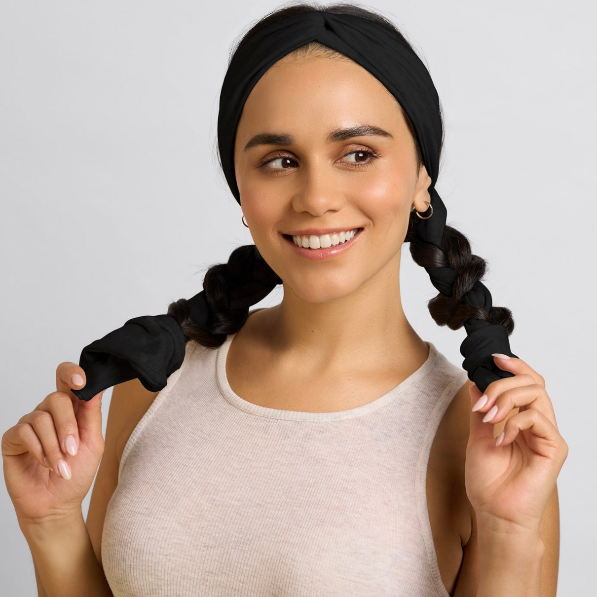 Black Heatless Curling Headband - The Swanky Shack