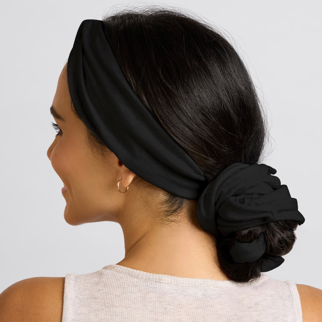 Black Heatless Curling Headband - The Swanky Shack