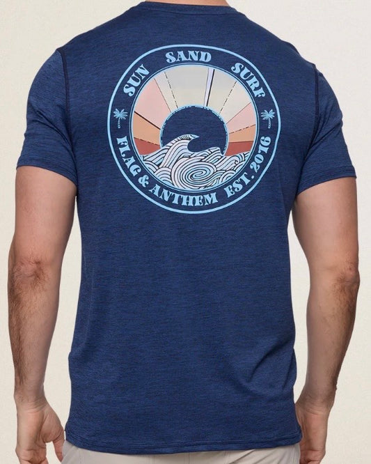 Sun Sand Surf Performance Tee - The Swanky Shack