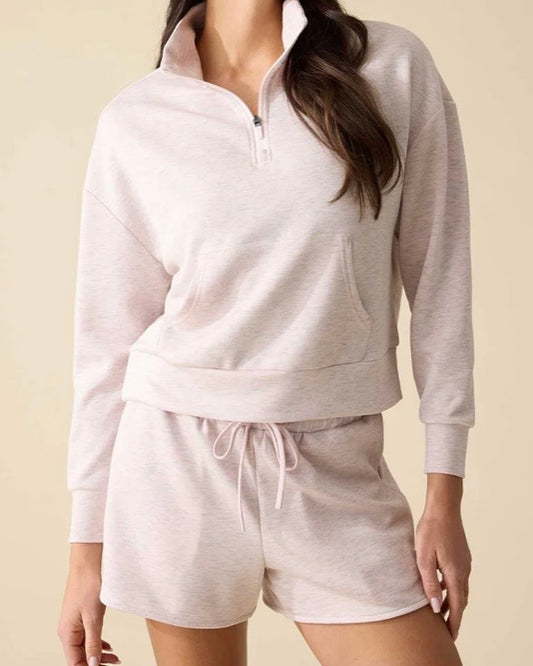 Pink Heather Super Soft Short - The Swanky Shack