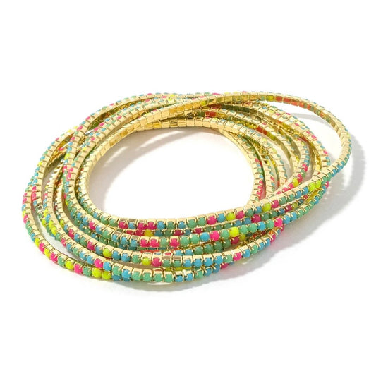 Neon Confetti Stack - The Swanky Shack