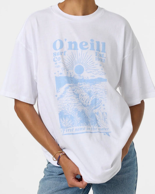 Chore Break Oversized White Tee - The Swanky Shack