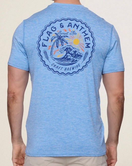 Sunset Performance Tee - The Swanky Shack
