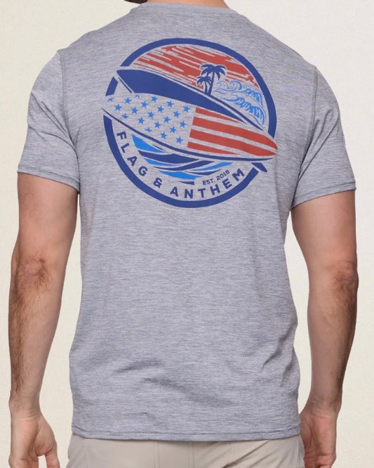 Americana Surf Performance Tee - The Swanky Shack