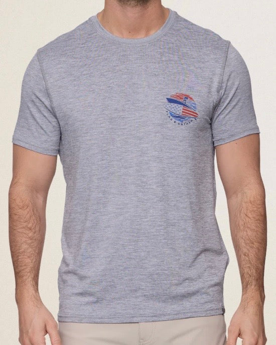 Americana Surf Performance Tee - The Swanky Shack