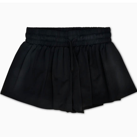 Girl’s Black Butterfly Short