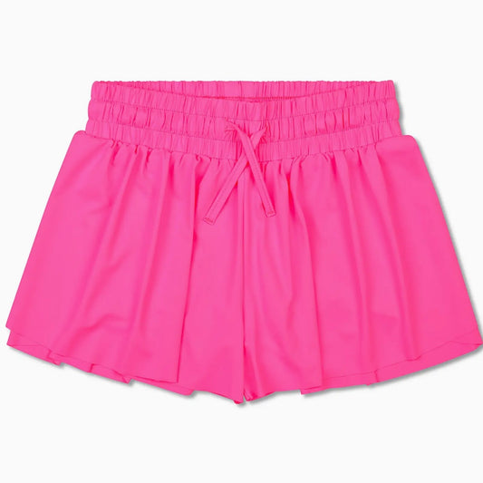 Girl’s Bright Pink Butterfly Short
