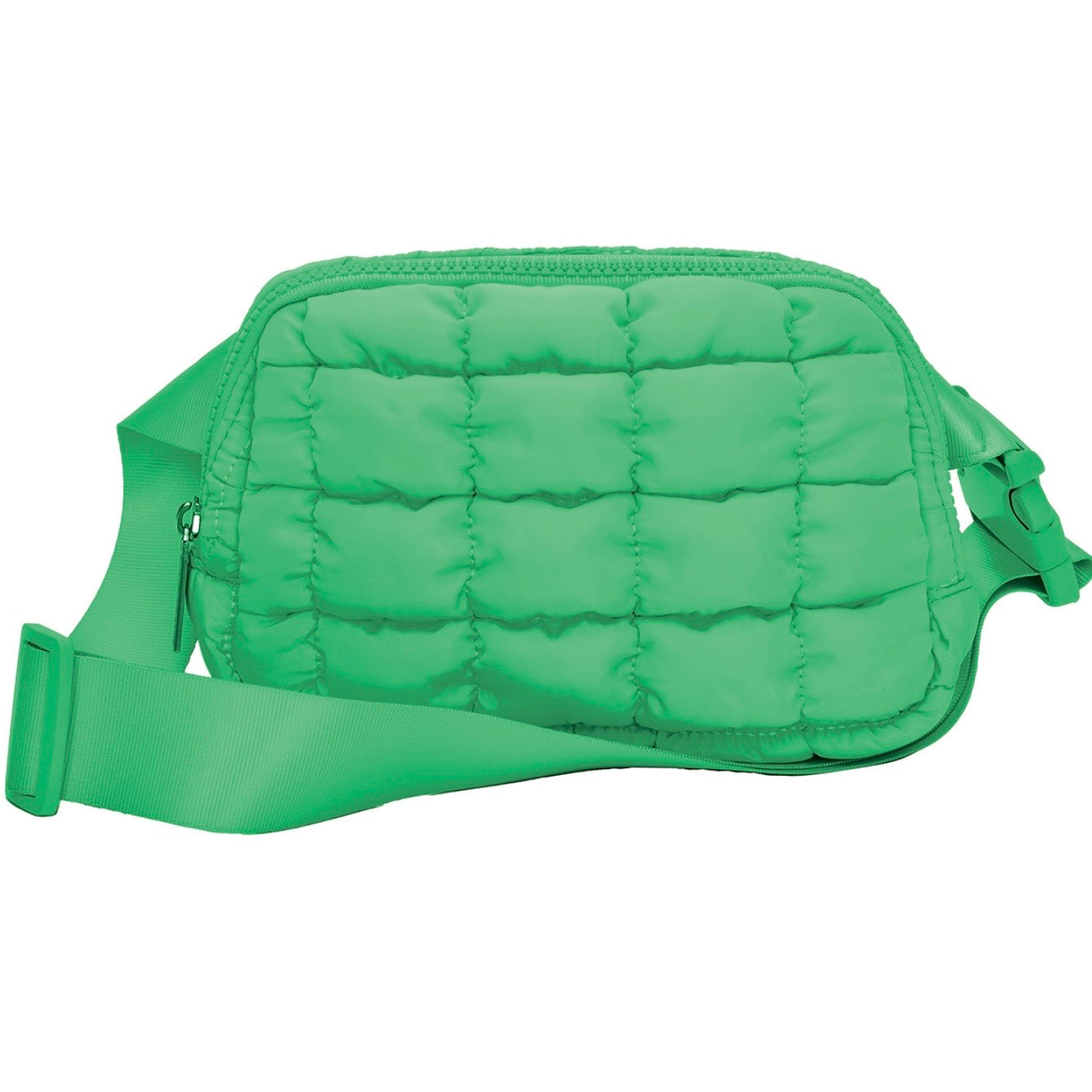 Green Puffer Belt Bag - The Swanky Shack