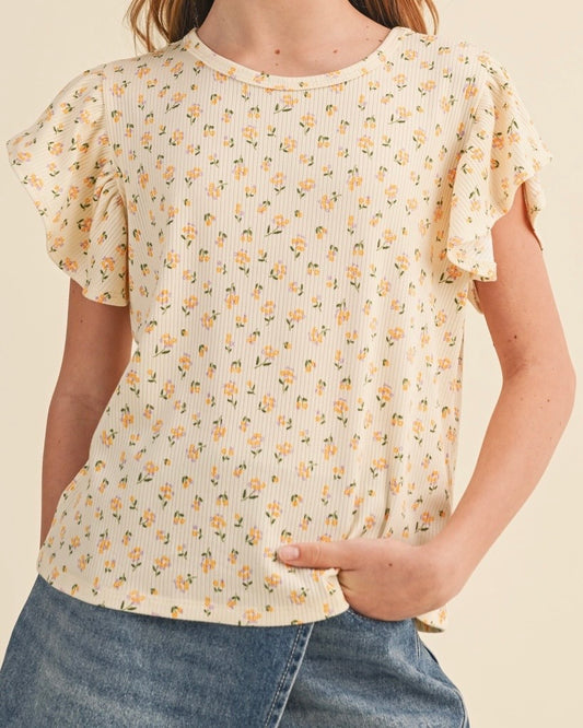 Girl’s Floral Top - The Swanky Shack