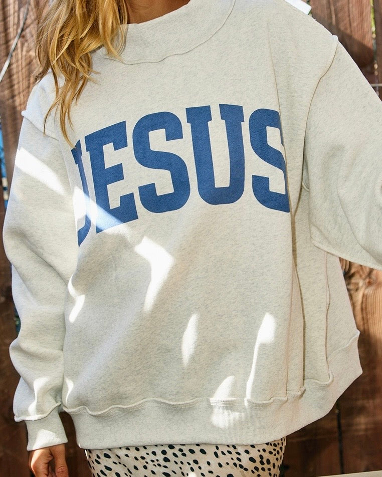 JESUS & GOD IS GOOD Reversible Sweatshirt - The Swanky Shack