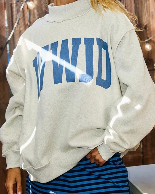 WWJD & AMEN Reversible Sweatshirt - The Swanky Shack