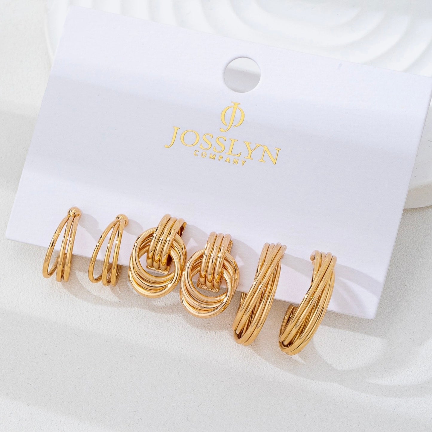 Curated Hoop Trio Earring