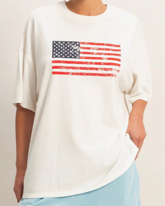American Flag Graphic Tee - The Swanky Shack