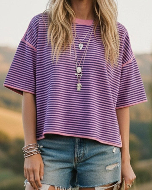 Penny Royal Stripe Tee
