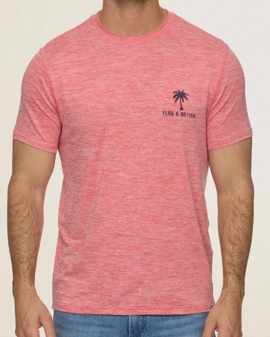 Americana Palm Flag Performance Tee - The Swanky Shack