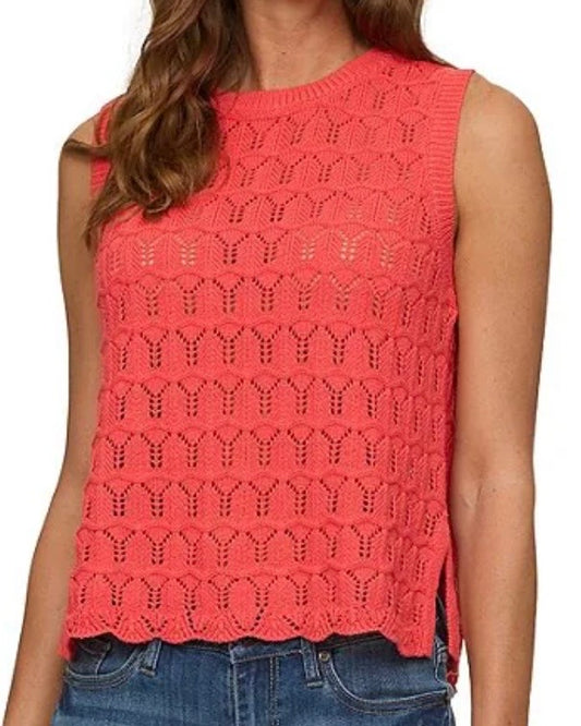Dale Red Sweater Tank - The Swanky Shack