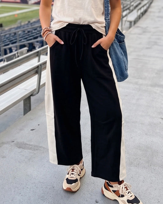 Black & White Lounge Pant - The Swanky Shack