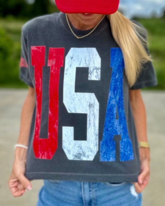 USA Boxy Tee