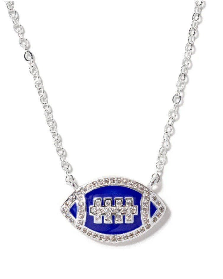 Silver Touchdown Necklace