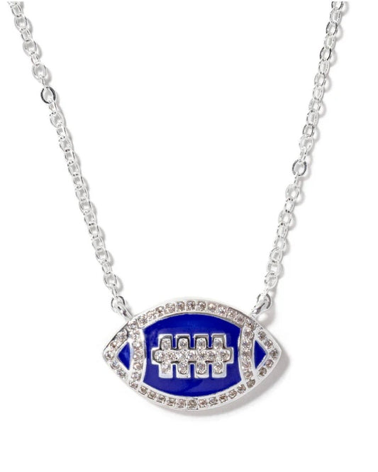 Silver Touchdown Necklace