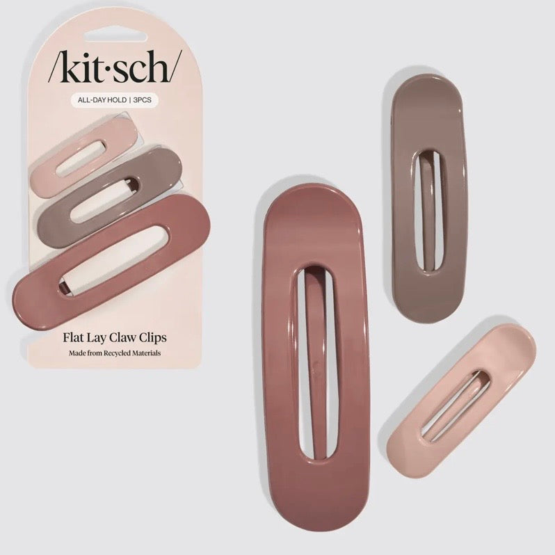 Flat Lay Claw Clip Set