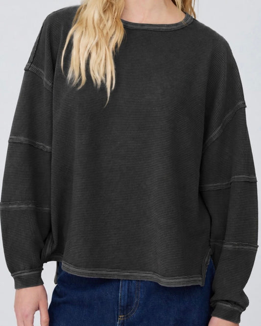Alex Charcoal Top