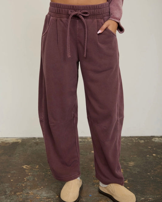 Maroon Barrel Sweatpant