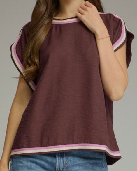Diana Chocolate Blouse