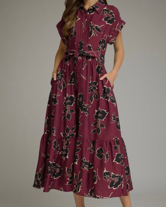 Eva Floral Dress - The Swanky Shack