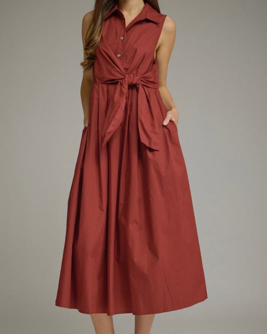 Jana Tie Dress - The Swanky Shack