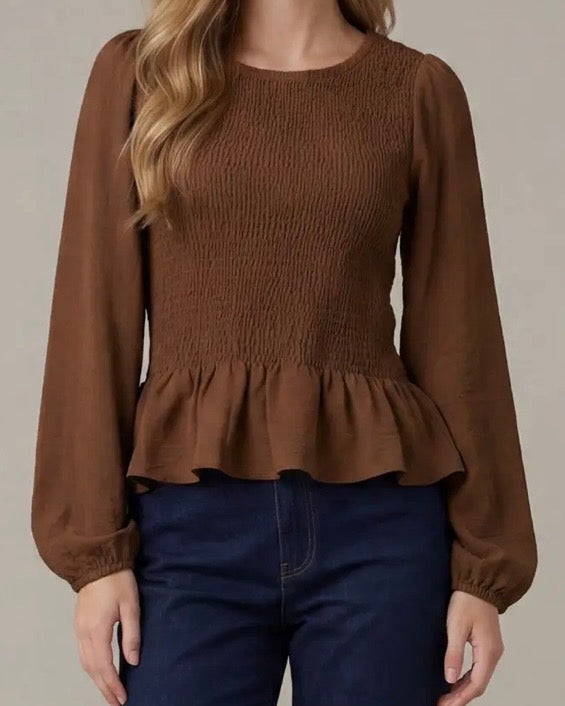 Laurie Brown Top - The Swanky Shack