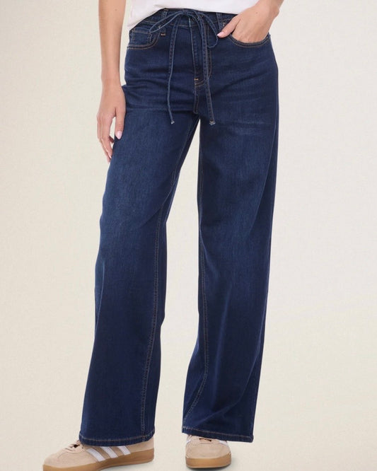 Lynsey Dark Wash Wide Leg Jean