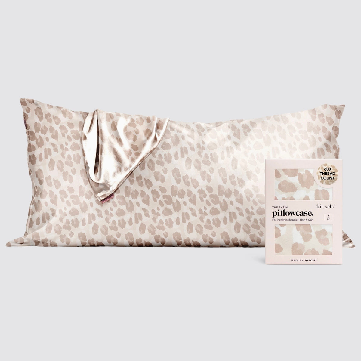 King Size Satin Leo Pillowcase