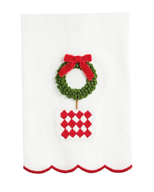 Wreath Topiary Towel