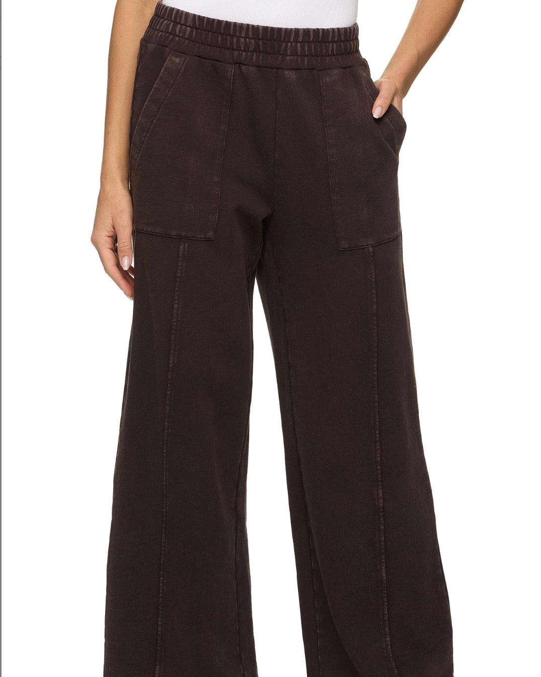 Dolly Chocolate Knit Pant - The Swanky Shack