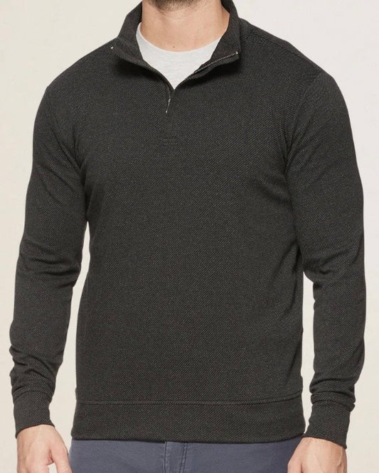 Hero Charcoal 1/4 Zip Mock Neck