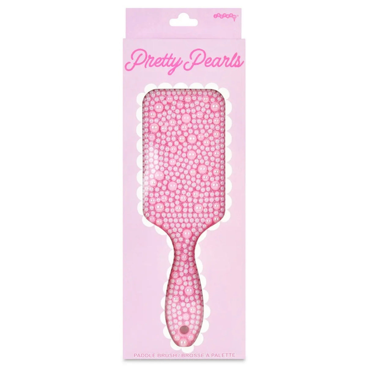 Girls Pink Pearl Hair Brush - The Swanky Shack