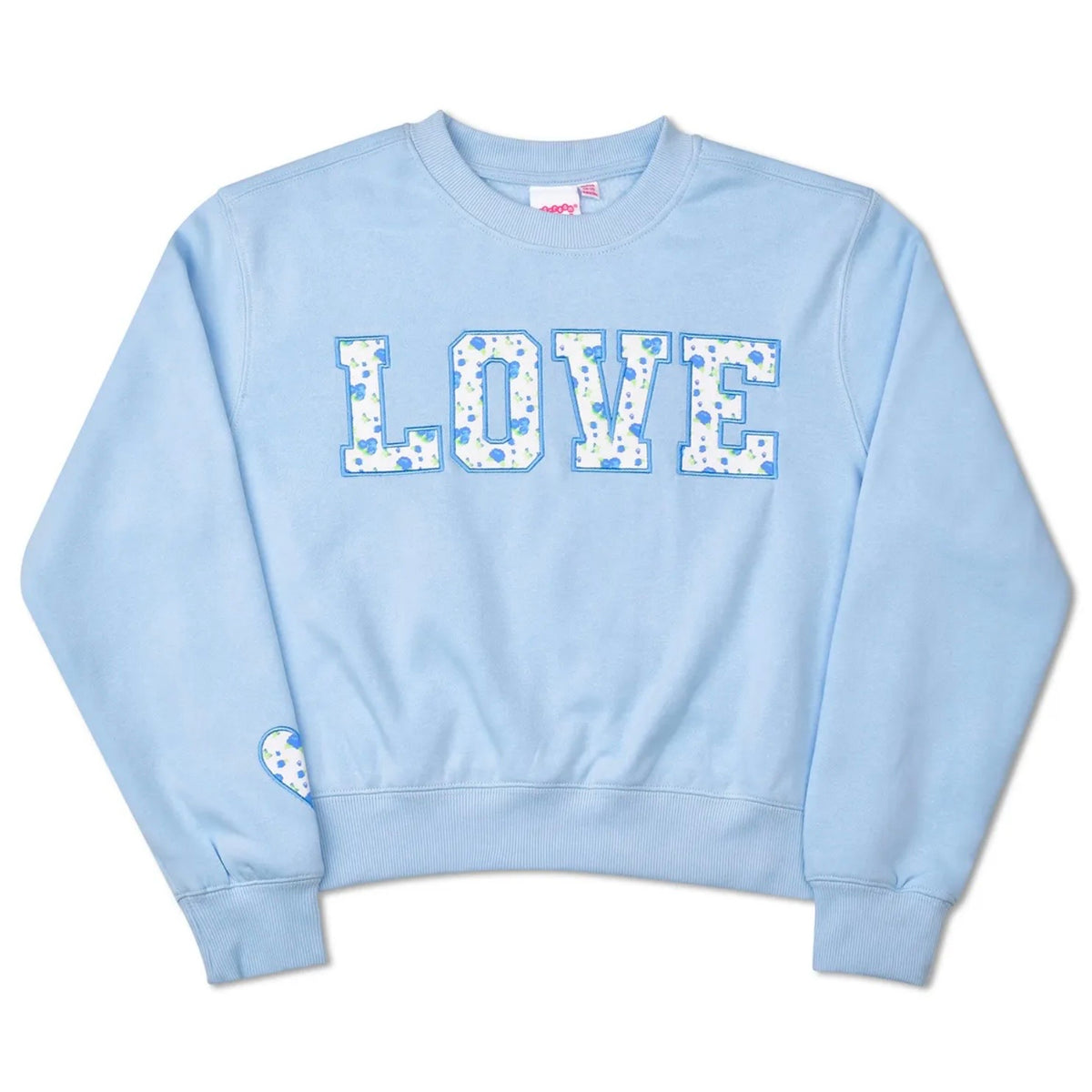 Girls Floral LOVE Sweatshirt - The Swanky Shack