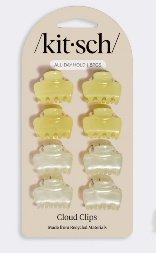 Yellow Mini Cloud Claw Clips - The Swanky Shack