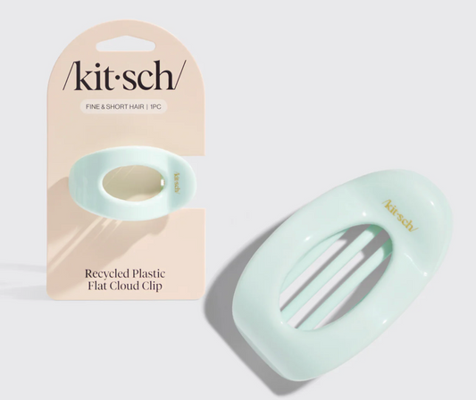 Small Baby Blue Flat Cloud Clip - The Swanky Shack
